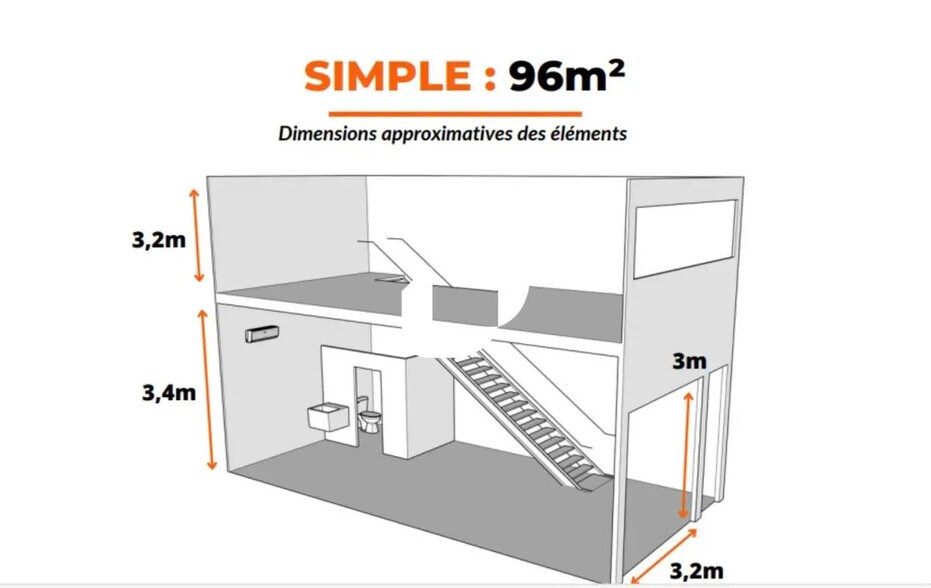 Light Industrial in Chauconin-Neufmontiers to rent - Floor Plan - Image 3 of 3