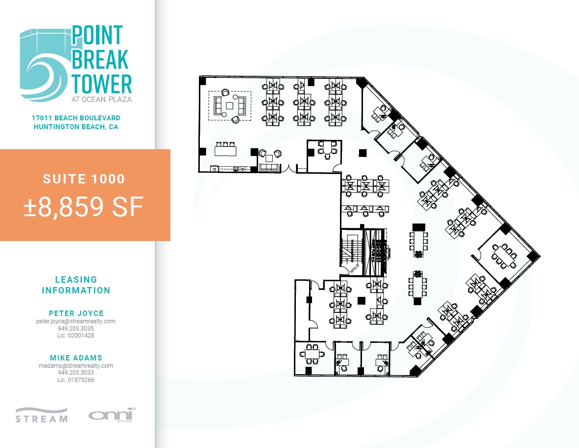 17011 Beach Blvd, Huntington Beach, CA for rent Floor Plan- Image 1 of 2