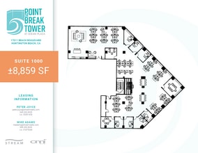 17011 Beach Blvd, Huntington Beach, CA for rent Floor Plan- Image 1 of 2