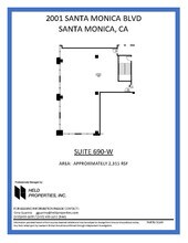 2021 Santa Monica Blvd, Santa Monica, CA for rent Site Plan- Image 1 of 1