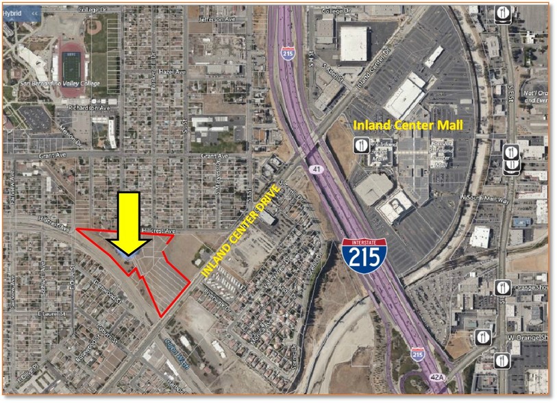 1010-1110 Inland Center Drive Dr, San Bernardino, CA for sale - Building Photo - Image 1 of 1