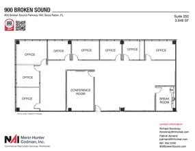900 Broken Sound Pky NW, Boca Raton, FL to rent Floor Plan- Image 2 of 13