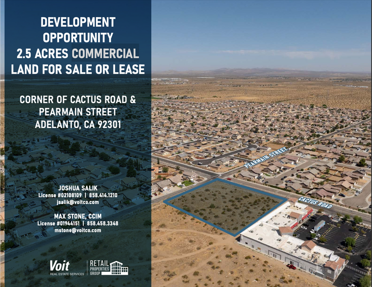 Cactus Rd, Adelanto, CA for rent - Aerial - Image 1 of 5