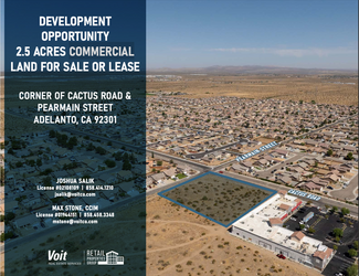 More details for Cactus Rd, Adelanto, CA - Land for Rent