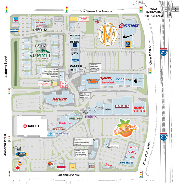 27651 San Bernardino Ave, Redlands, CA for rent - Site Plan - Image 2 of 12