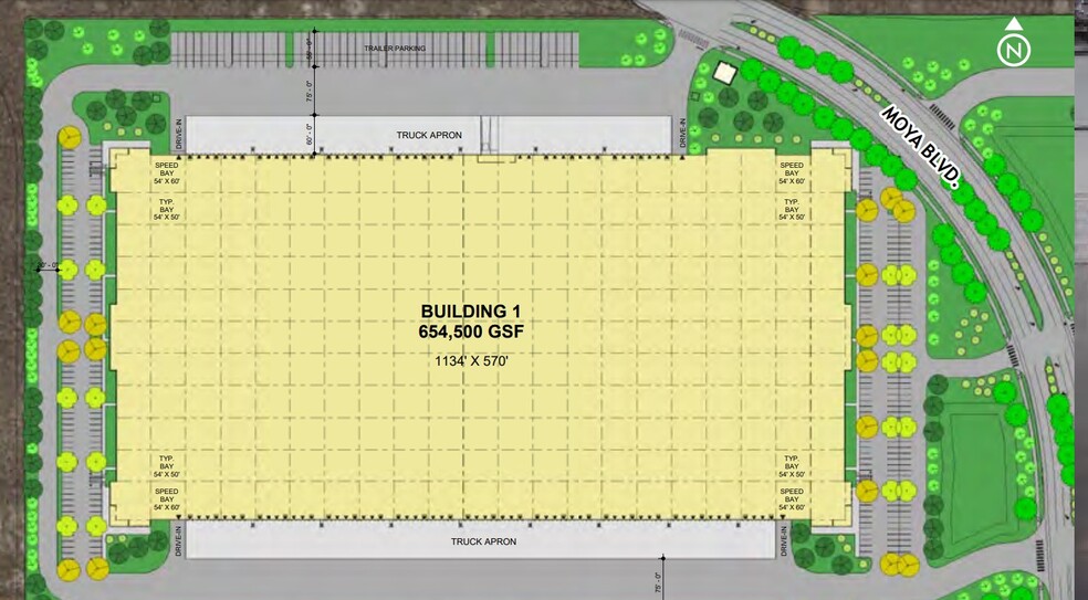 13005 Moya Blvd, Reno, NV for rent - Site Plan - Image 3 of 4