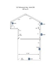 217 Wisconsin Ave, Waukesha, WI to rent Site Plan- Image 1 of 1