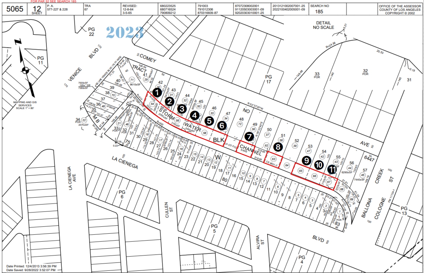 2600 La Cienega Blvd Aly, Los Angeles, CA for sale Site Plan- Image 1 of 2