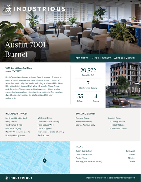 7001 Burnet Rd, Austin, TX for rent - Building Photo - Image 1 of 16