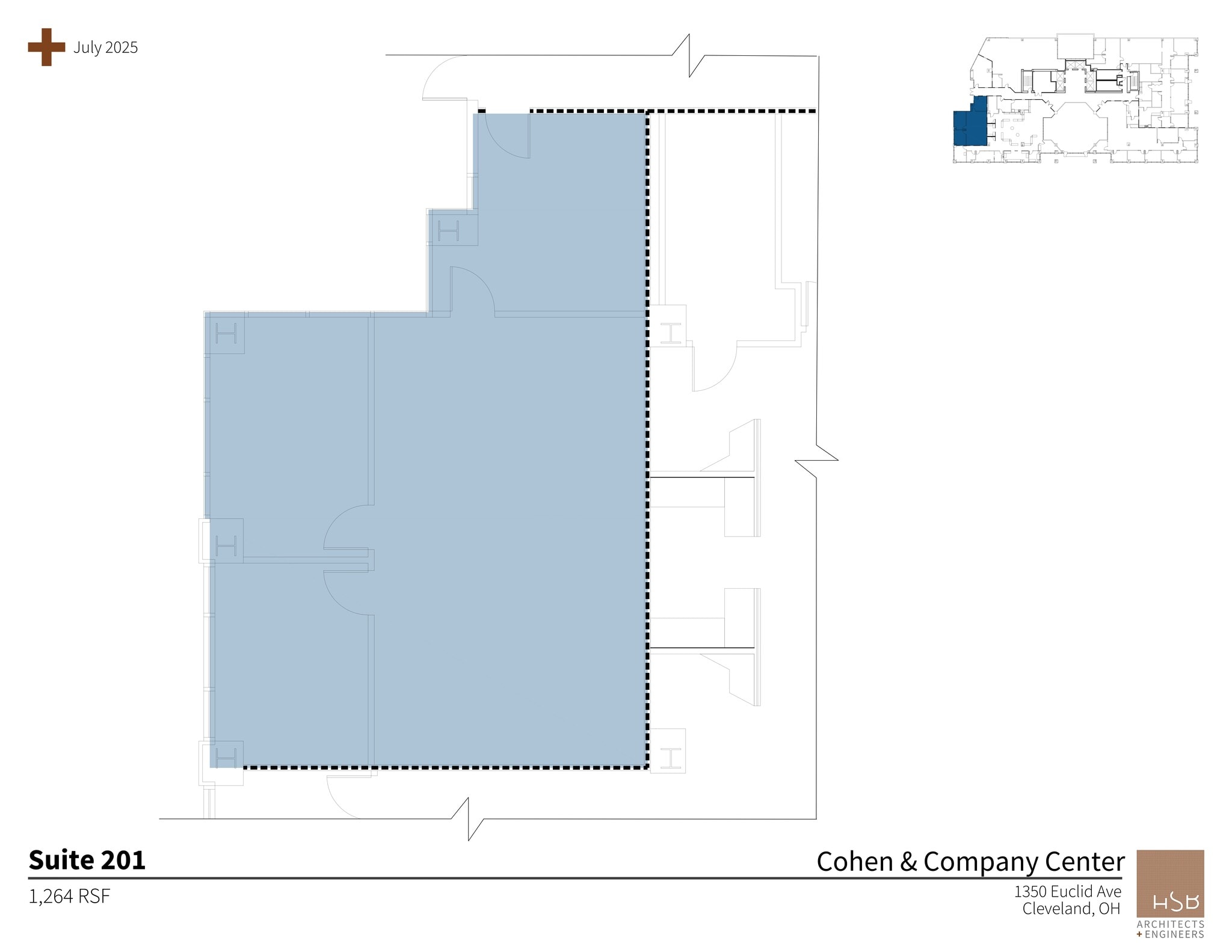 1350 Euclid Ave, Cleveland, OH to rent Site Plan- Image 1 of 1