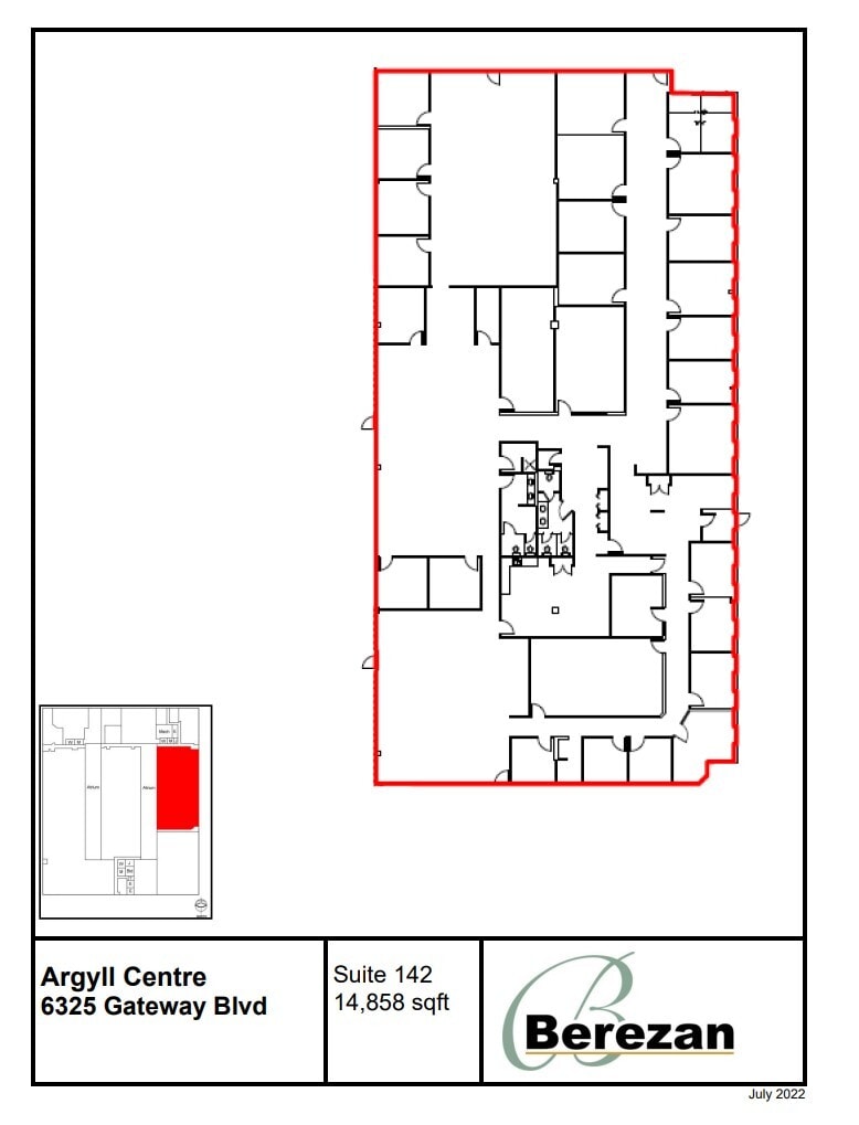 6325 Gateway Blvd NW, Edmonton, AB to rent Floor Plan- Image 1 of 1