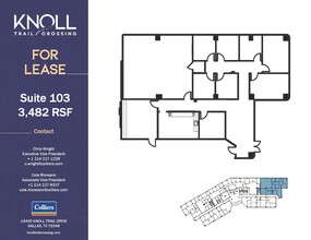 15400 Knoll Trail Dr, Dallas, TX for rent Floor Plan- Image 1 of 2