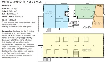 3020 Bridgeway, Sausalito, CA for rent Floor Plan- Image 1 of 1