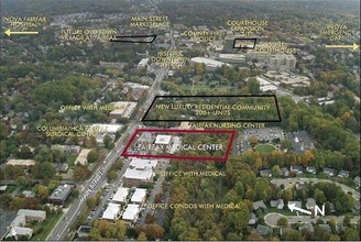 10721 Main St, Fairfax, VA - AERIAL map view