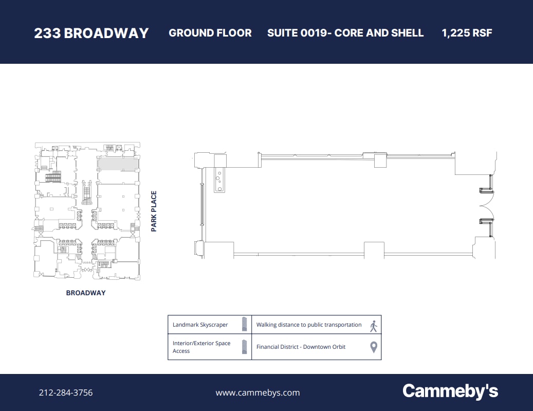 233 Broadway, New York, NY to rent Floor Plan- Image 1 of 1
