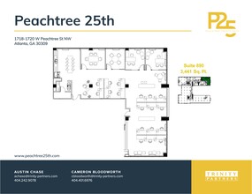 1718-1720 NW Peachtree St, Atlanta, GA for rent Site Plan- Image 2 of 5