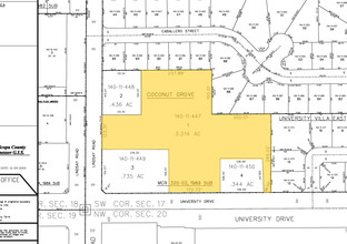 2820 E University Dr, Mesa, AZ for sale Plat Map- Image 1 of 1