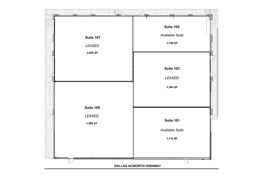 10172 Dallas Acworth Hwy, Dallas, GA for rent - Building Photo - Image 3 of 8