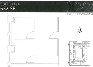 122 S Michigan Ave, Chicago, IL to rent Floor Plan- Image 1 of 1