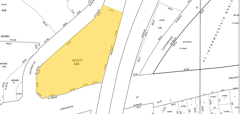 5295 S Commerce Dr, Salt Lake City, UT for rent - Plat Map - Image 2 of 14