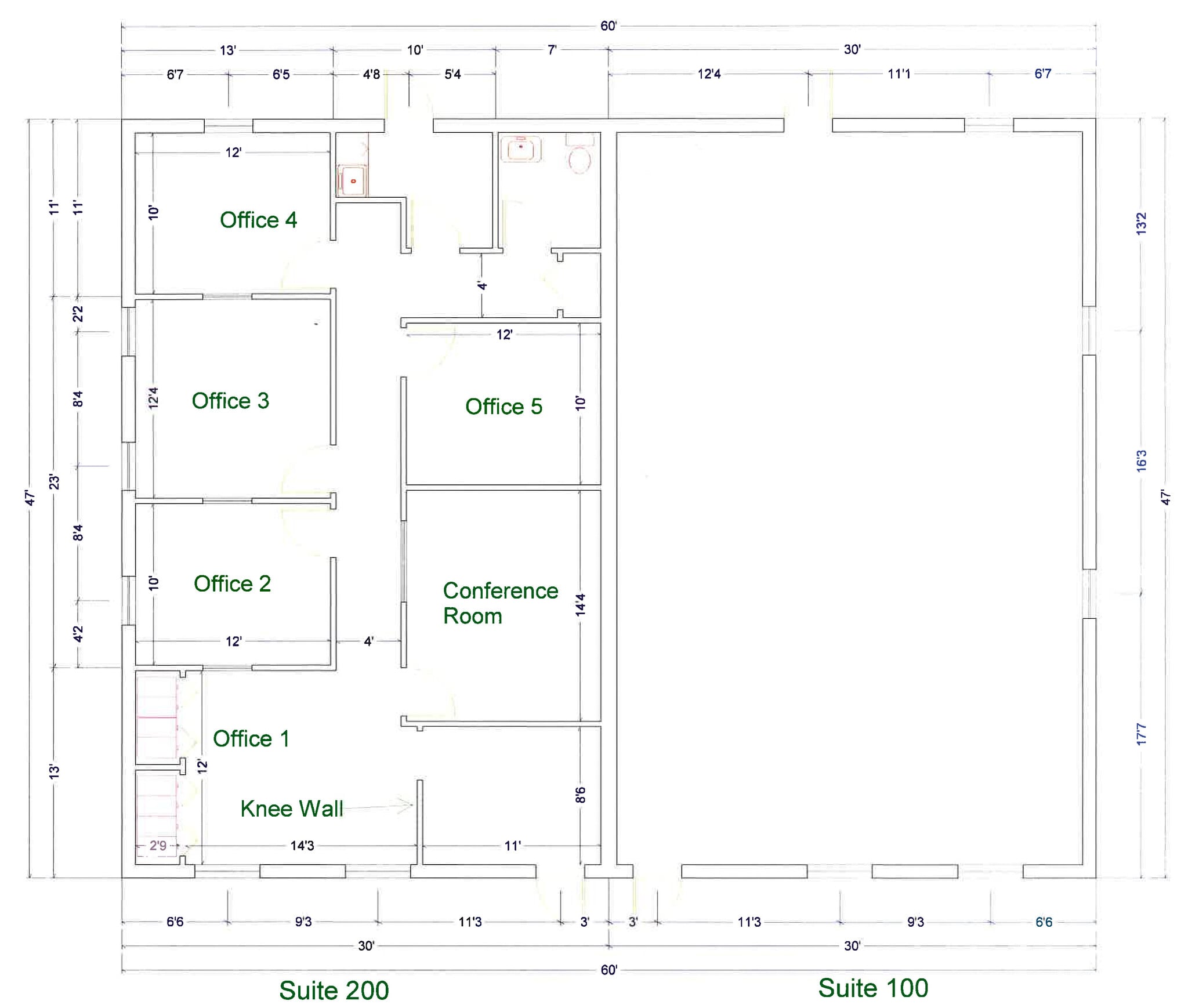 524 S Houston Rd, Warner Robins, GA for rent Floor Plan- Image 1 of 1