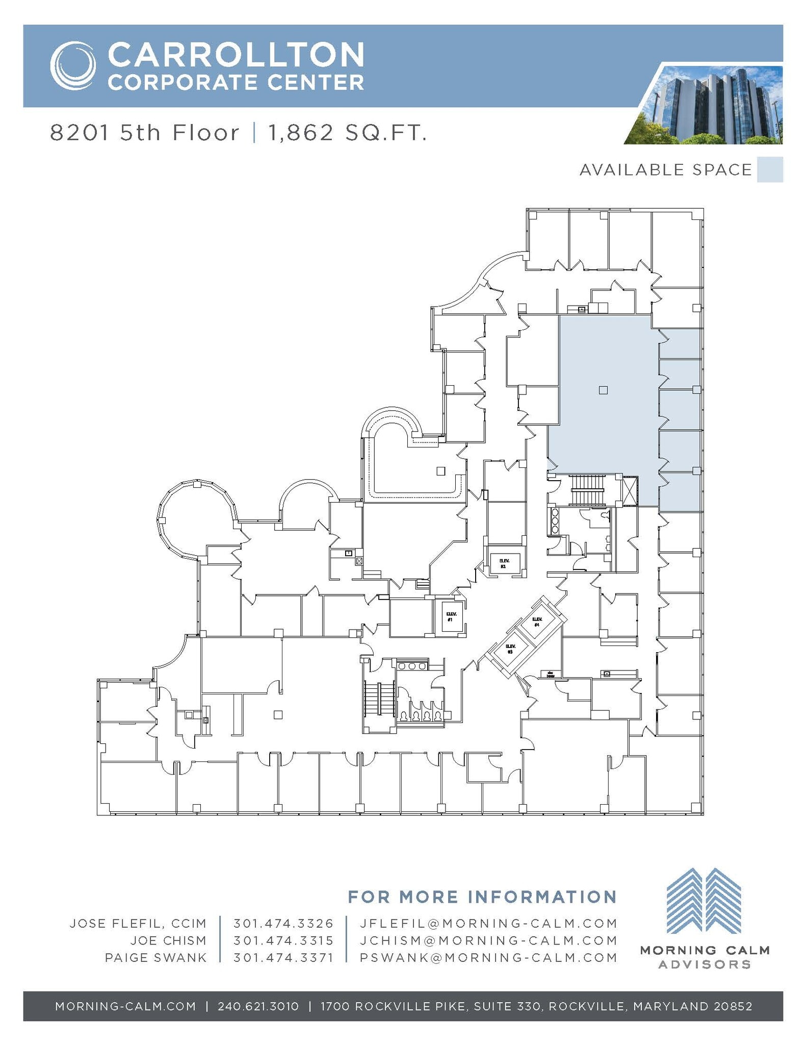 8201 Corporate Dr, Landover, MD to rent Floor Plan- Image 1 of 2