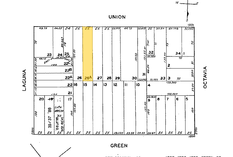 1865-1869 Union St, San Francisco, CA for rent - Plat Map - Image 2 of 18