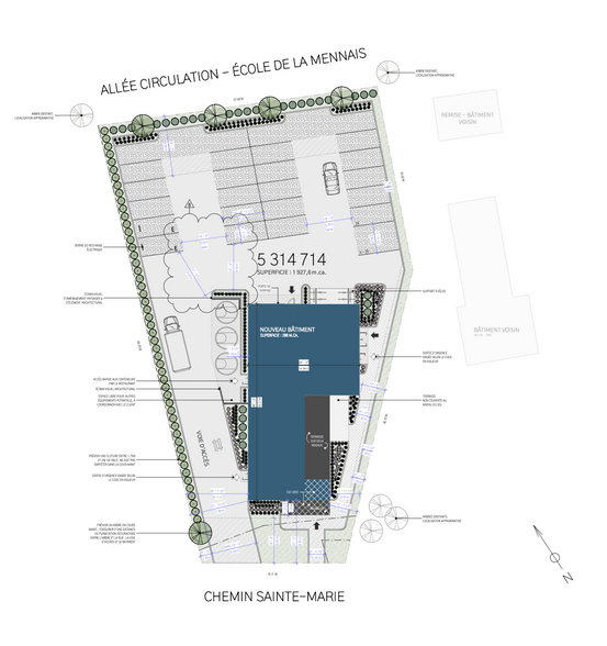 2855 Ch Sainte-Marie, Mascouche, QC for sale - Site Plan - Image 2 of 3