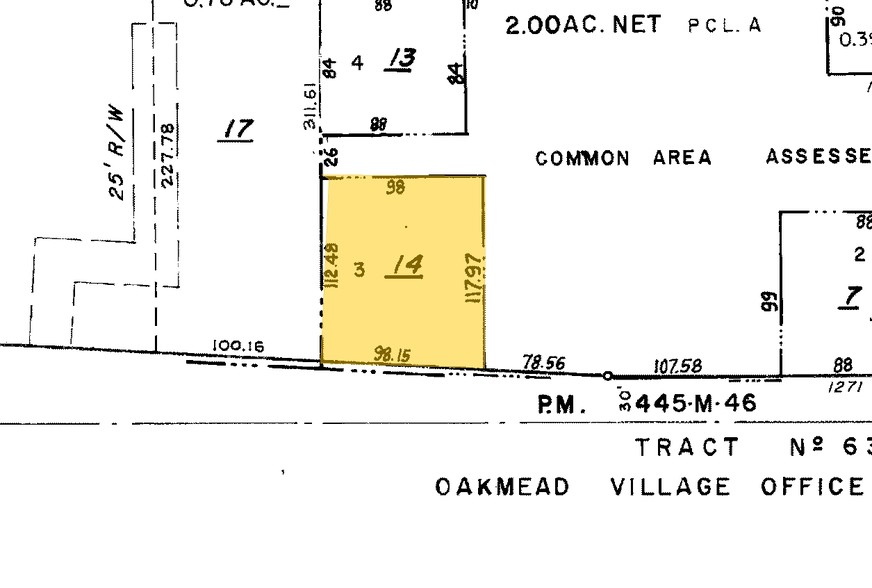 1255 Oakmead Pky, Sunnyvale, CA for rent - Plat Map - Image 2 of 6