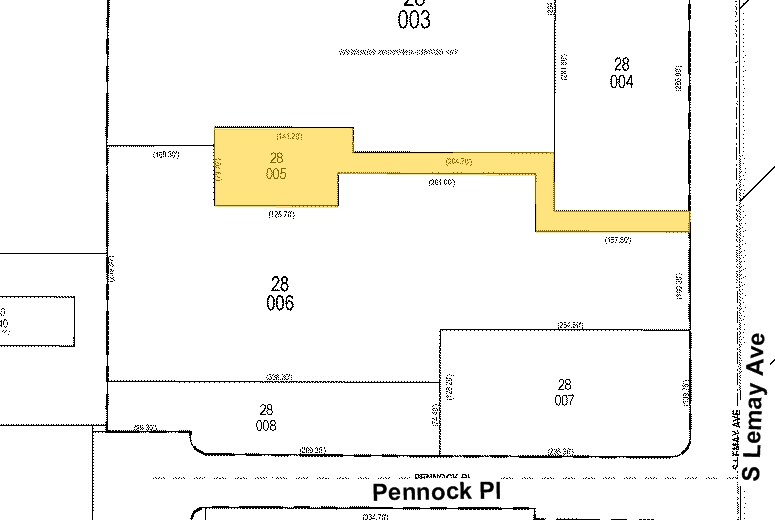 737 S Lemay Ave, Fort Collins, CO for rent - Plat Map - Image 2 of 5