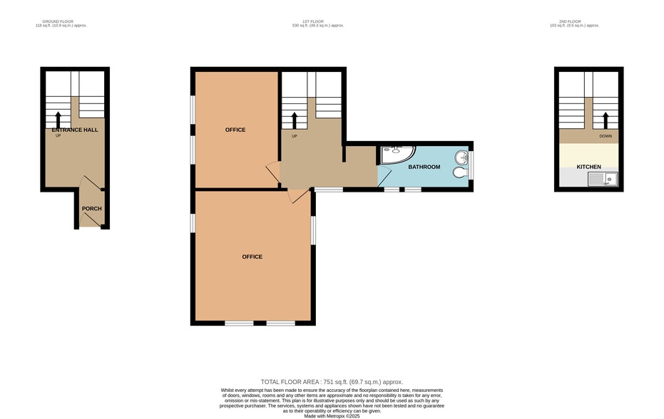 12 Albion Rd, Chesterfield to rent - Floor Plan - Image 2 of 11
