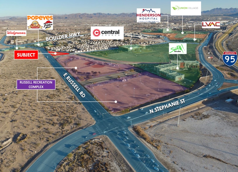 E Russell / 95, Henderson, NV to rent - Aerial - Image 2 of 3