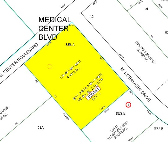 1015 Medical Center Blvd, Webster, TX for sale - Plat Map - Image 2 of 21