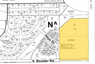 833 W South Boulder Rd, Louisville, CO for sale Plat Map- Image 1 of 1