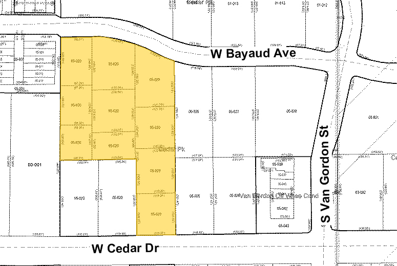 12596 W Bayaud Ave, Lakewood, CO for rent - Plat Map - Image 2 of 10