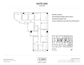 3300 Oak Lawn Ave, Dallas, TX for rent Site Plan- Image 1 of 1