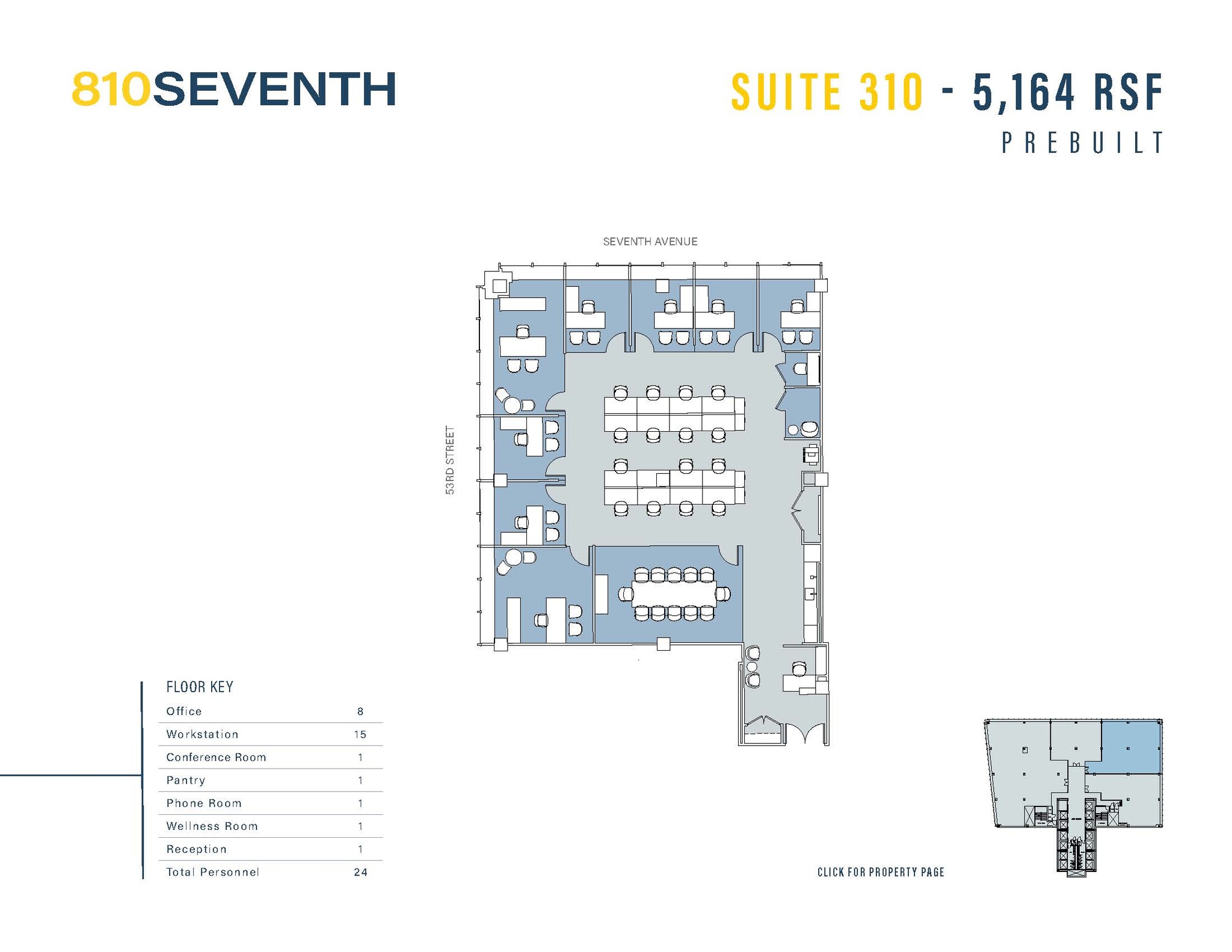 810 Seventh Ave, New York, NY for rent Floor Plan- Image 1 of 1