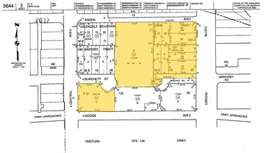 801 N Brand Blvd, Glendale, CA for sale Plat Map- Image 1 of 1