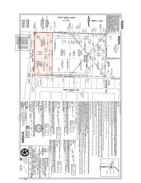 NEQ of DNT and Cobb Hill, Frisco, TX for sale - Site Plan - Image 3 of 3