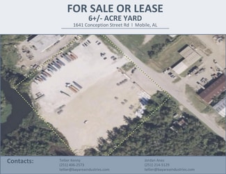 More details for 1641 Conception Street Rd, Mobile, AL - Land to Rent