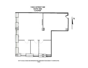 1100 H St NW, Washington, DC to rent Floor Plan- Image 1 of 7