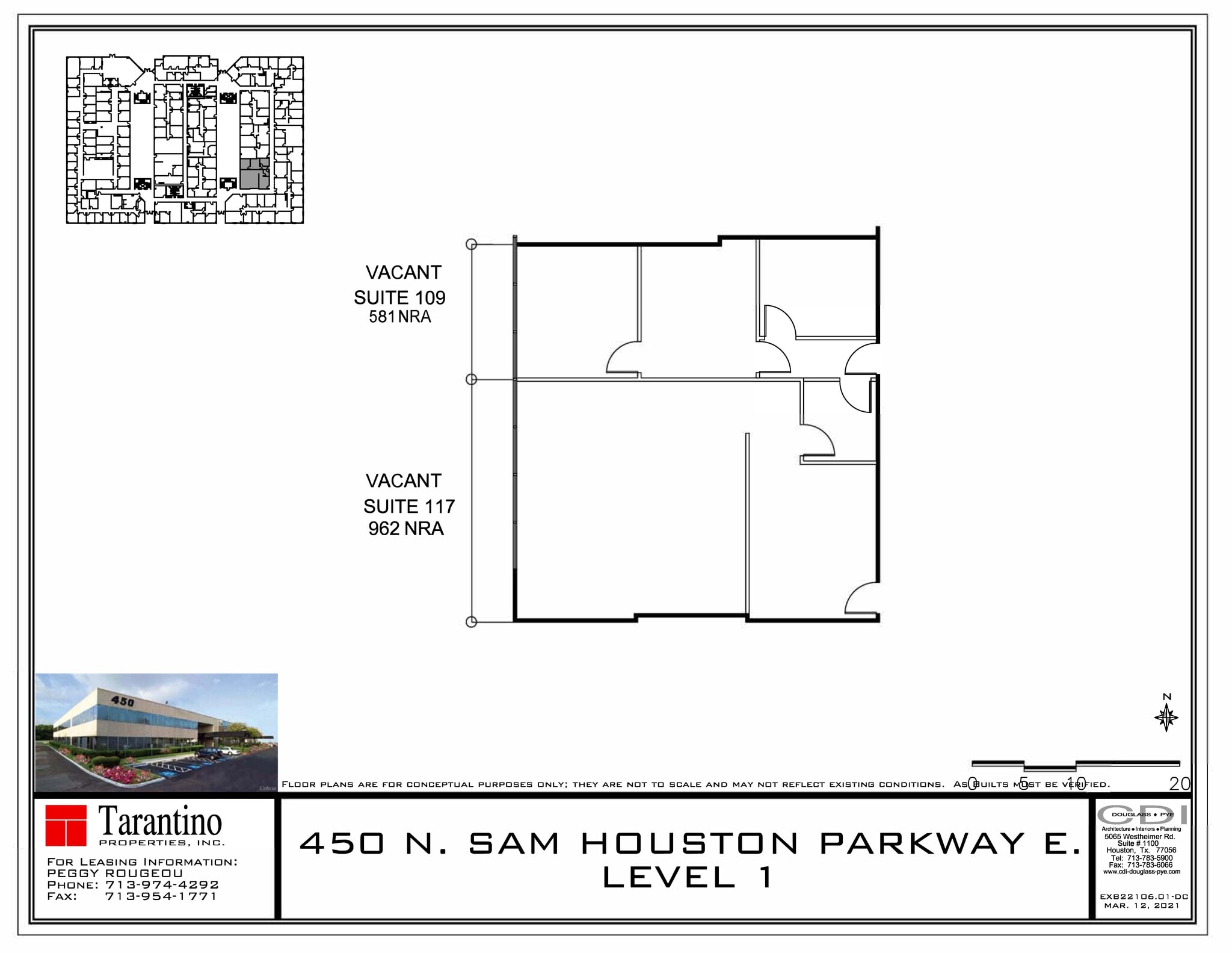 450 N Sam Houston Pky E, Houston, TX to rent Site Plan- Image 1 of 1
