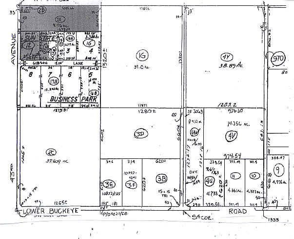 2225 S 43rd Ave, Phoenix, AZ for rent - Plat Map - Image 2 of 4