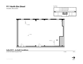 911 N Elm St, Hinsdale, IL for rent Floor Plan- Image 1 of 1