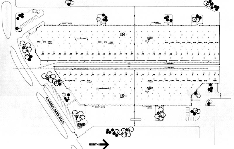 552-598 Garden Oaks Blvd, Houston, TX for rent - Site Plan - Image 2 of 2