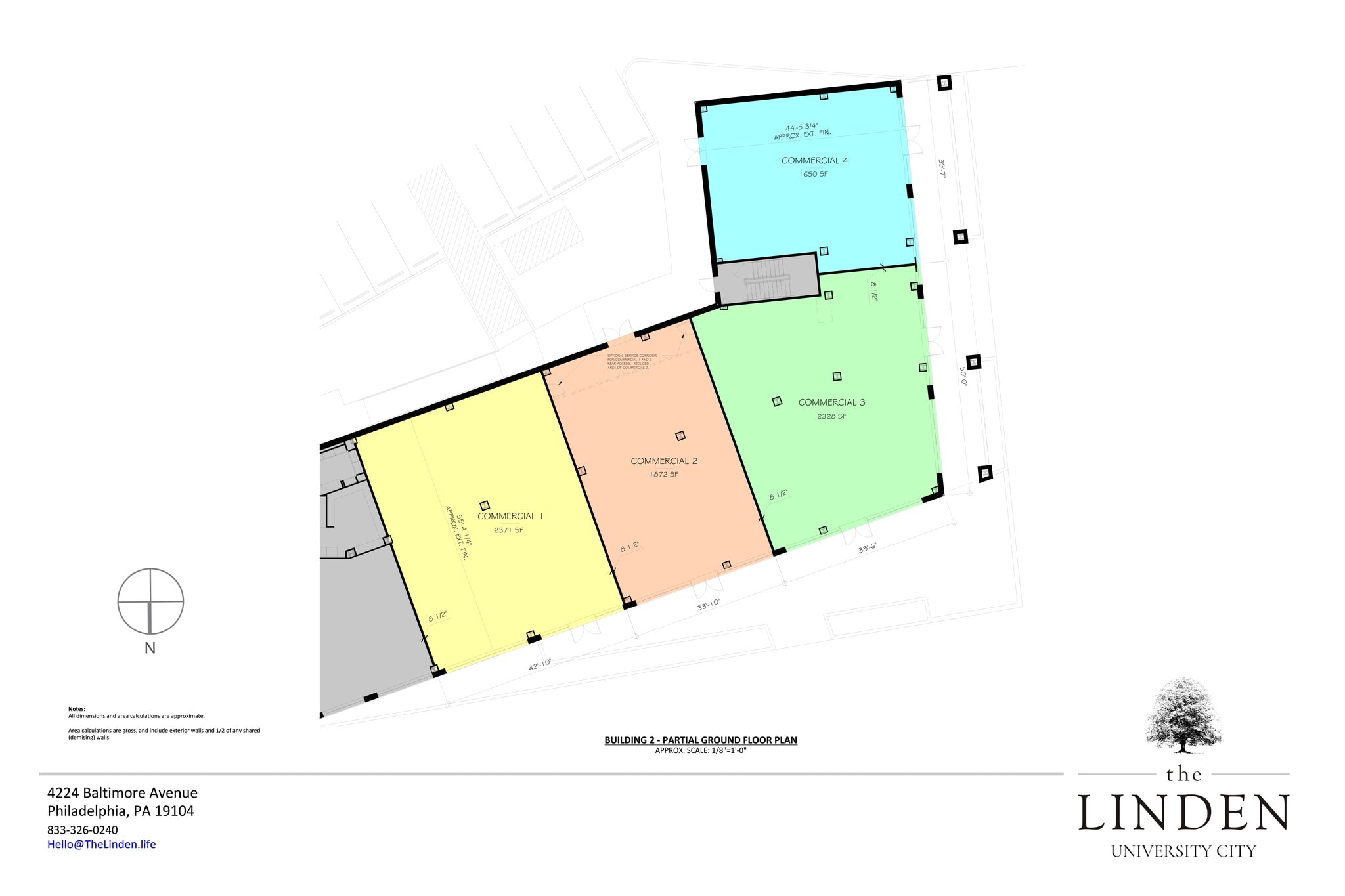 4224 Baltimore Ave, Philadelphia, PA to rent Site Plan- Image 1 of 3