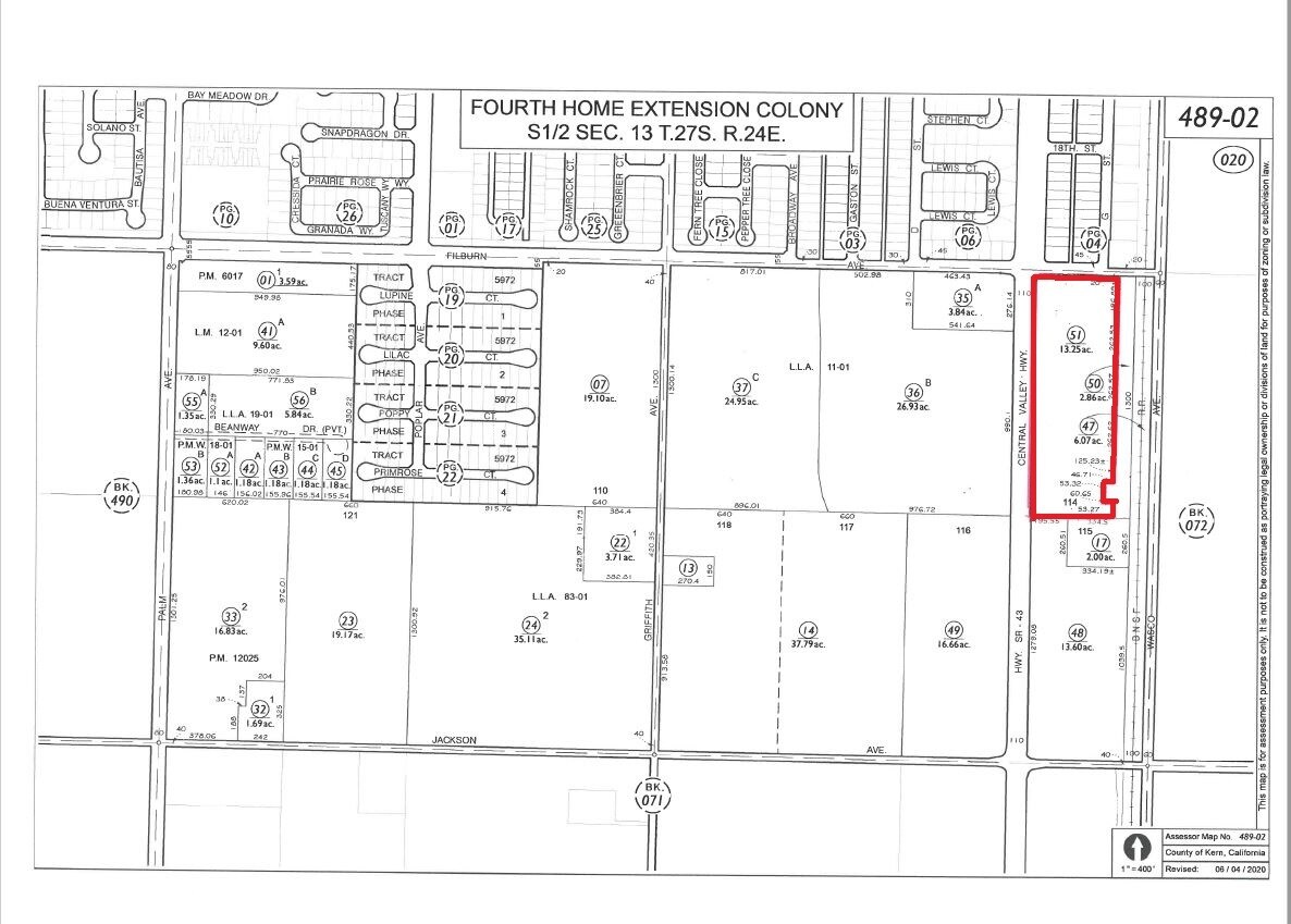 Highway 43 & Filburn St (Southeast corner), Wasco 93280 Land for Sale