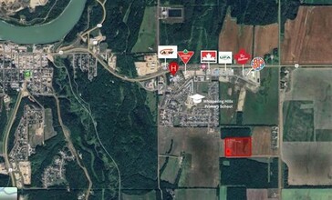 2501 41 Av, Athabasca, AB - aerial  map view