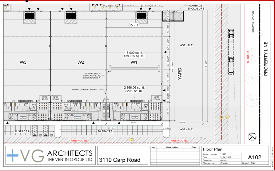 3119 Carp Rd, Ottawa, ON for rent - Site Plan - Image 2 of 2