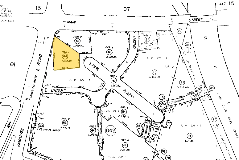 1 Park Plaza, Irvine, CA for rent - Plat Map - Image 2 of 13